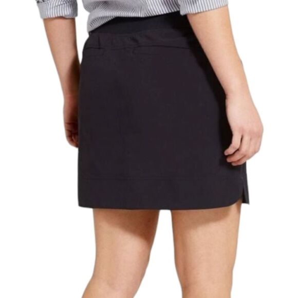 ATHLETA Midtown Sweat Wicking Athleisure Drawstring Travel Skirt Sz M - Picture 4 of 9